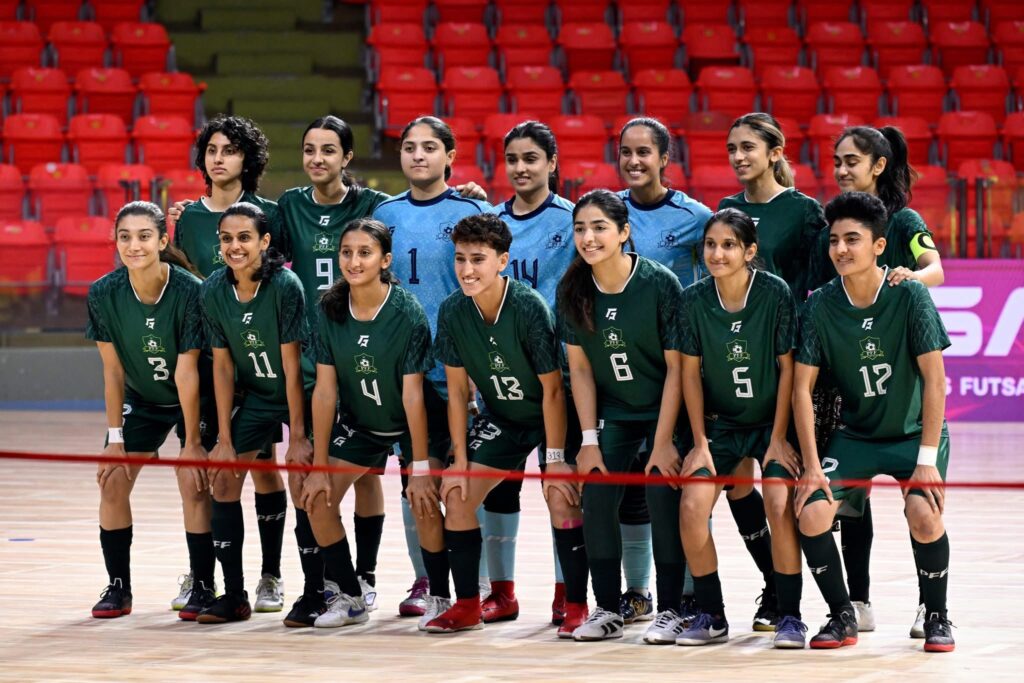 Pakistan Women Futsul Team in SAFF Futsul Championship 2026 (PFF)