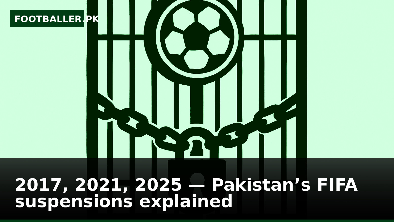 2017, 2021, 2025 — Pakistan’s FIFA suspensions explained